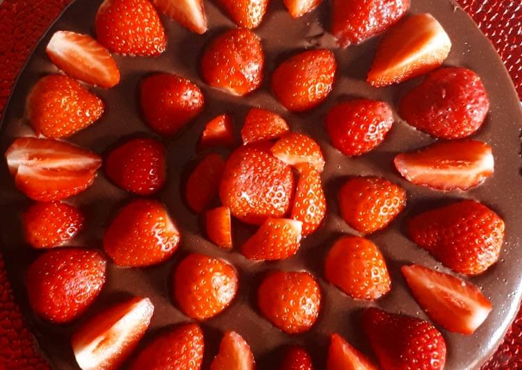 Torta cioccolatino alle fragole