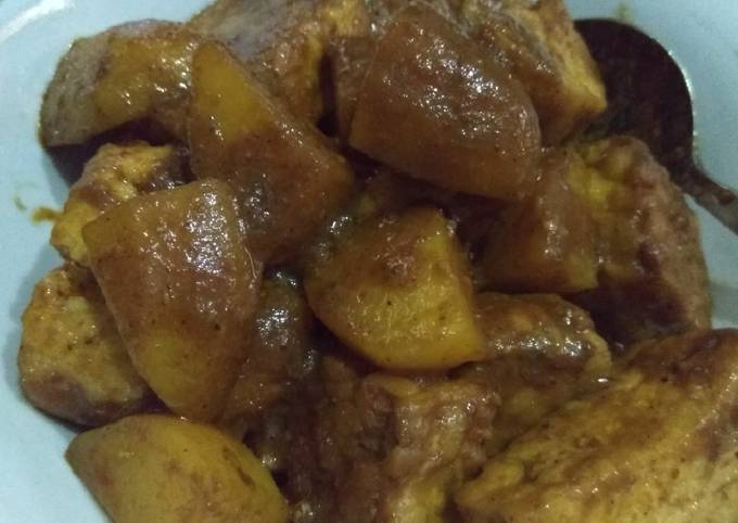 Semur tahu tempe kentang