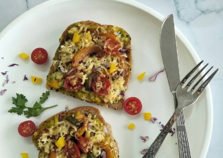 Mango Avocado Toasts