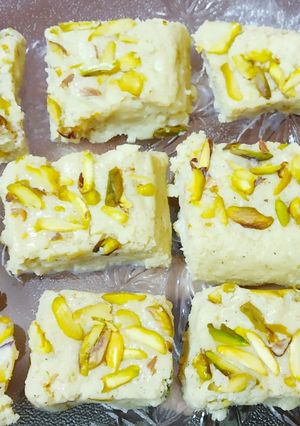 A picture of Paneer kalakand sweet.