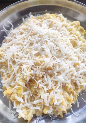 A picture of Creamy cheese corn.