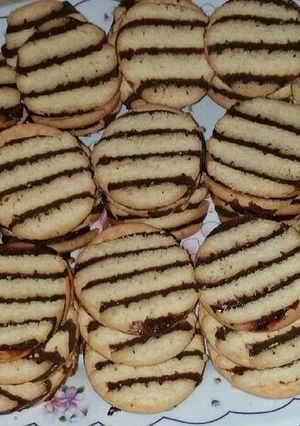 Albert kekszes zebra süti recept fotója