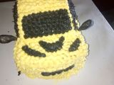 Chocolate cake (car shape)