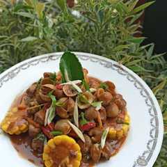 Kerang dara saus padang (menu bancakan seafood)-レシピのメイン写真
