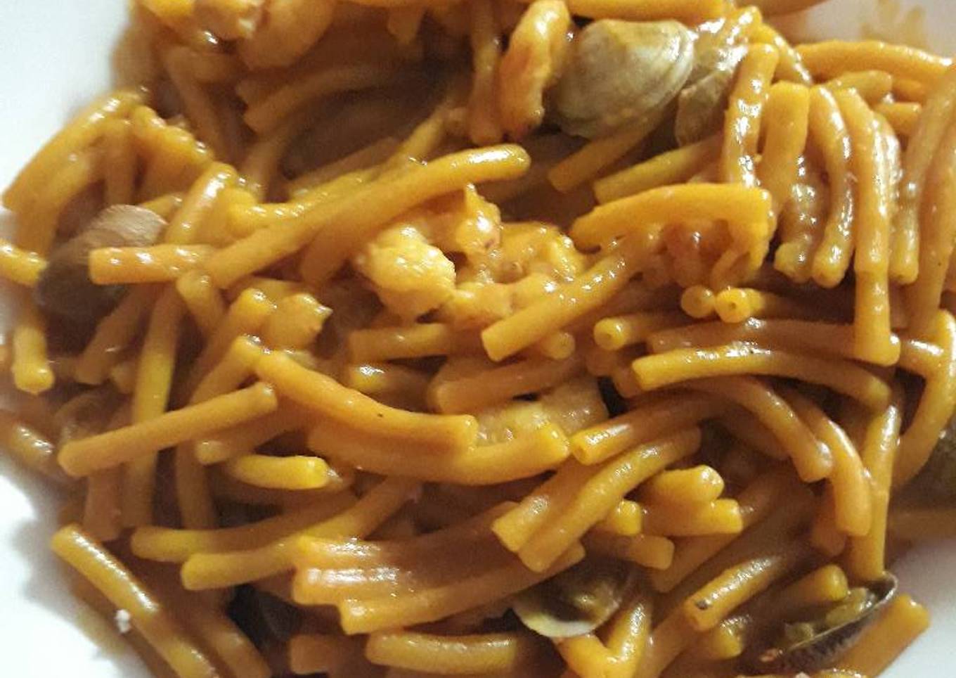 Fideuá sencillísima 🤓