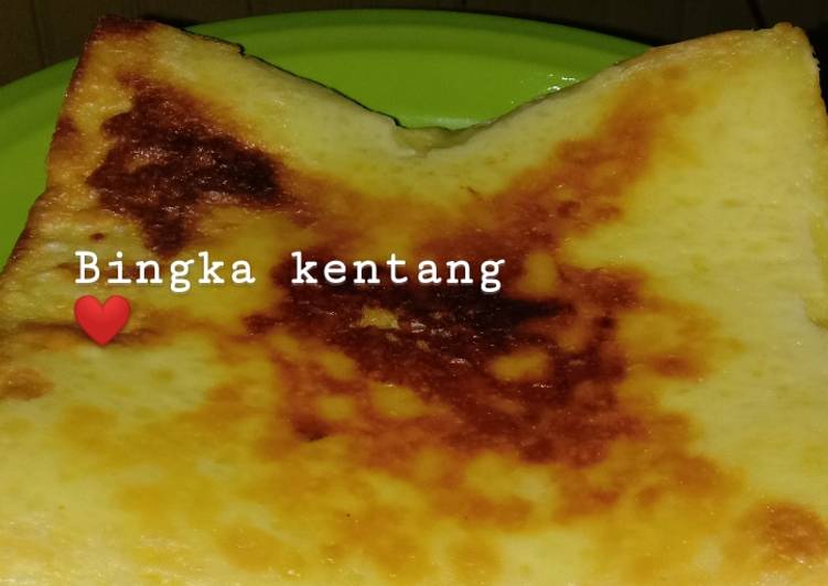 Resep Bingka kentang oven kompor yang Bisa Manjain Lidah