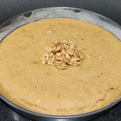 A picture of Whole wheat banana walnut cake.