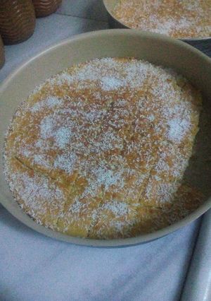 صورة لوصفة بسبوسة جوز الهند