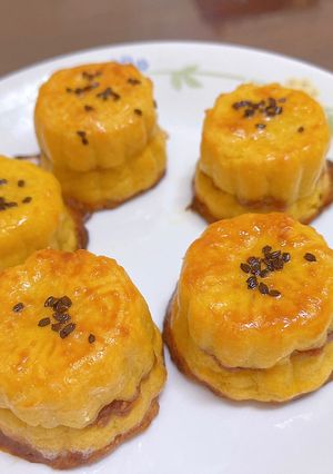 A picture of Baby Finger Food: Yam, Sweet Potato, and Red Date Cake (Salted Egg Yolk-Free Version).