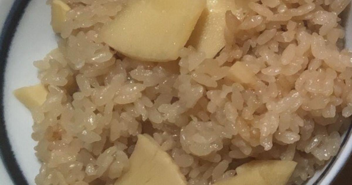 Cooked Obambo Rice Cooked With Bamboo Shoots Recipe By Tokyo University Of ...
