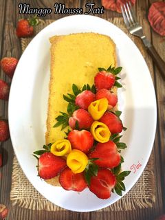 Foto resep 🌺Manggo Mousse Tart