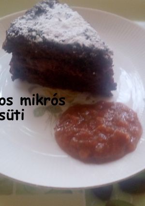 Lekváros mikrós süti 🍰 recept fotója