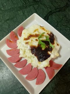 صورة لوصفة معكرونة بالبشاميل