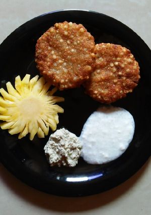 A picture of Sabudana Vada.