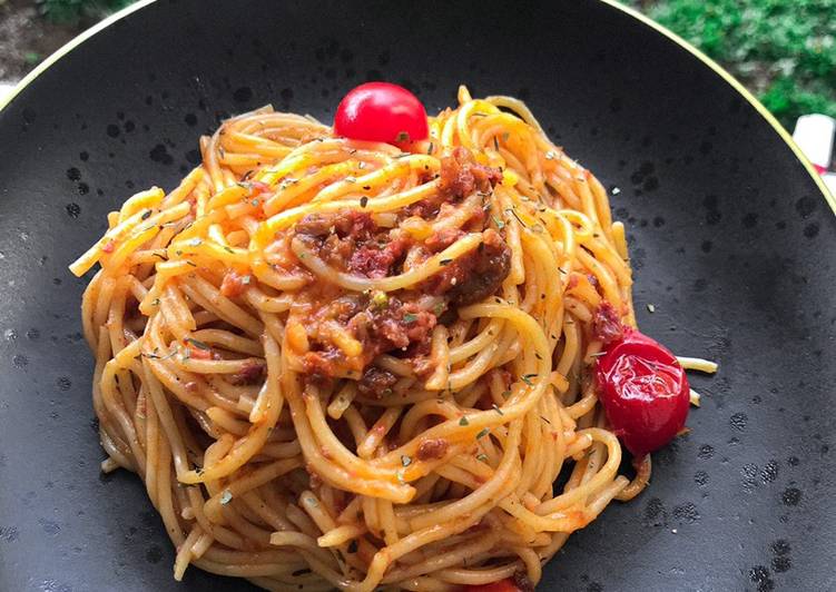 Resep Spaghetti Bolognese La Fonte yang Enak