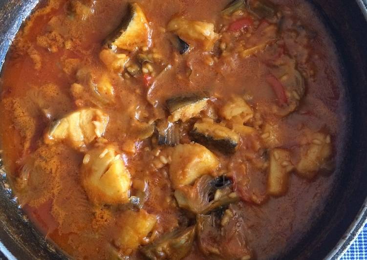 Arroz con verduras y bacalao