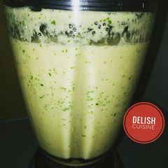 Pineapple & Cucumber Smoothie A picture of Pineapple & Cucumber Smoothie.