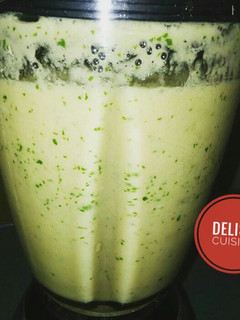 A picture of Pineapple & Cucumber Smoothie.
