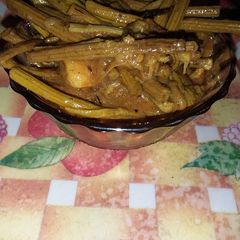 A picture of Drumstick sabji.
