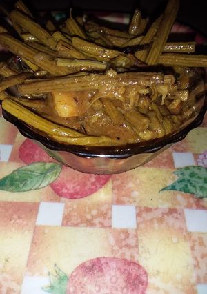 A picture of Drumstick sabji.