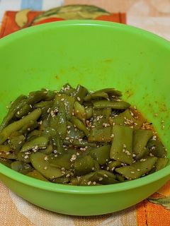 Una foto de Judías verdes aliñadas al gusto