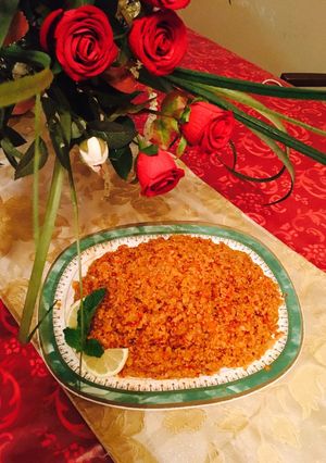 صورة لوصفة برغل ببندورة (أكلة تراثية)