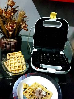 Foto resep Buttermilk Waffle (empuk) bebas mixer