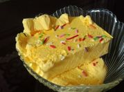 A picture of ice cream using corn starch