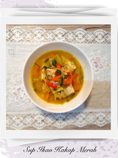 Foto resep Sup Ikan Kakap Merah
