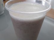Una foto de licuado de lino
