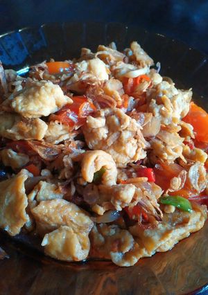 Foto resep Gongso telur Semarangan