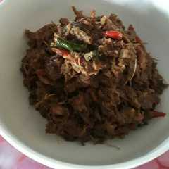 A picture of Udang Sambal Sunti.