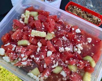 The New Way Make Recipe Watermelon salad Practical Delicious