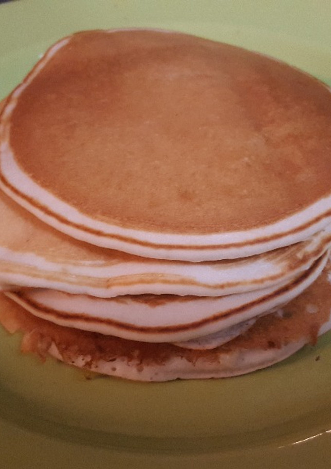 Una foto de Hotcakes sin huevo ni aceite