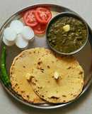 Sarson ka saag Makki ki Roti