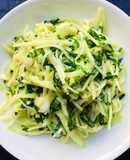 Su su xào lá lốt