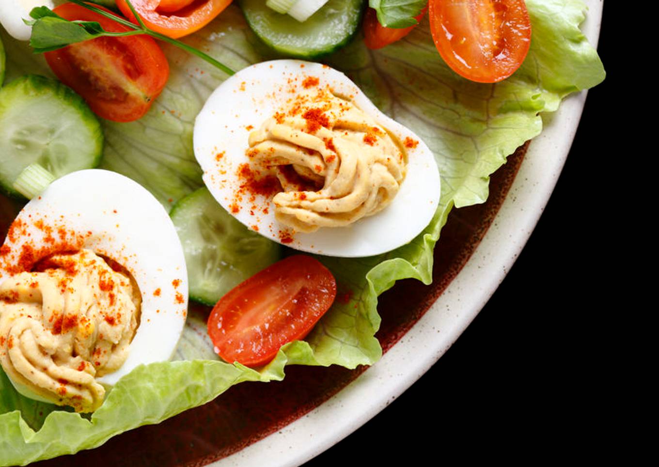 Deviled eggs with Original Tofu Spread