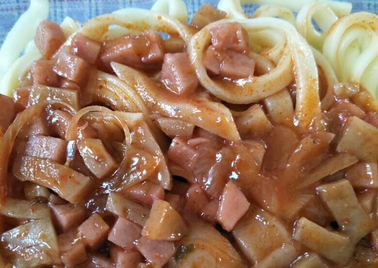 Bagaimana Membuat Spagheti Mie Burung Dara, Lezat Sekali