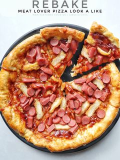 Foto resep Pizza meat lover panggang (pakai oven tangkring + tips)