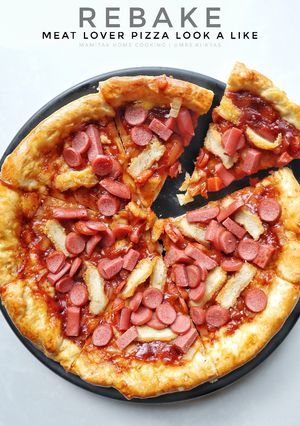 Foto resep Pizza meat lover panggang (pakai oven tangkring + tips)