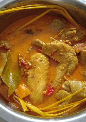Foto resep Lodeh ayam pedes enak