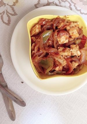 A picture of Quick Paneer Sabzi.