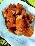 Patatas al curry rojo panang. Mi versión de las patatas bravas