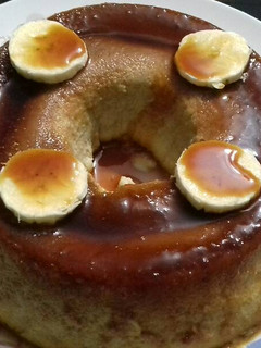 Una foto de Flan de plátano #35