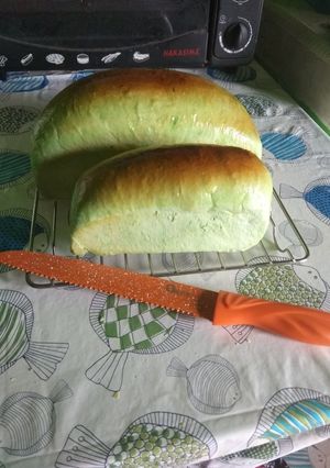 Foto resep Roti tawar pandan