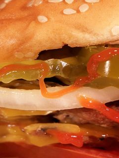 Una foto de Hamburguesas de garbanzo tranquilo