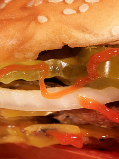 Una foto de Hamburguesas de garbanzo tranquilo