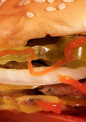 Una foto de Hamburguesas de garbanzo tranquilo