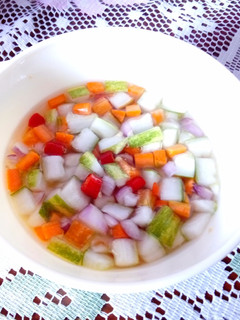 Foto resep Acar Mentah Timun Wortel Bawang