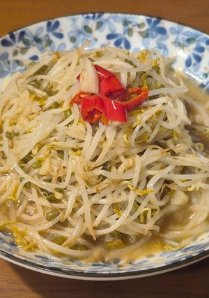 醬味黑胡椒炒豆芽 的食譜成品照片
